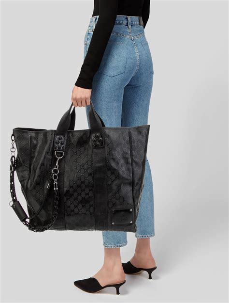 Gucci GG Imprimé Large Carryall Tote 